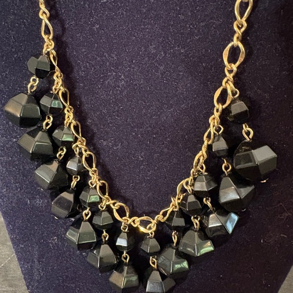 Kate Spade Black and Gold Chain Necklace - Picture 2 of 4